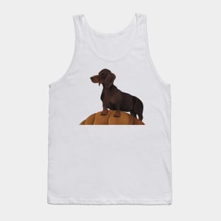 Halloween Hound - Dachshund in autumn Tank Top